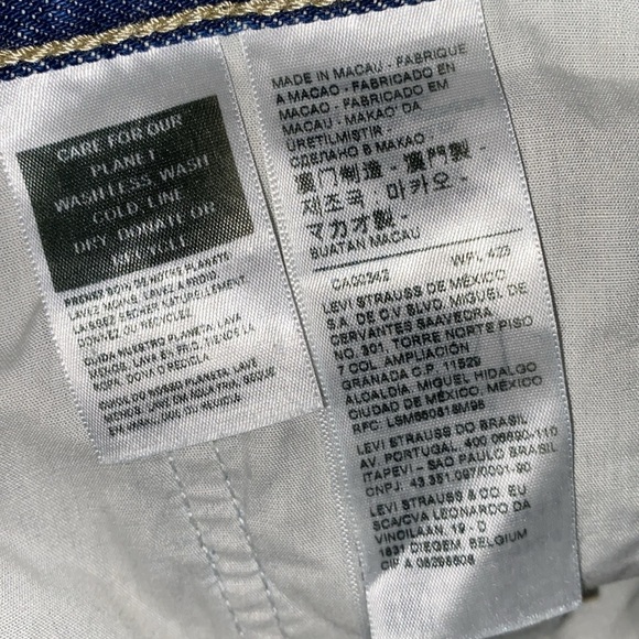 Levi’s low pro straight jeans new tags size 30 distressed - Picture 4 of 8